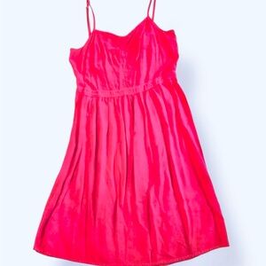 SPLENDID Sleeveless Hot Pink Midi Dress